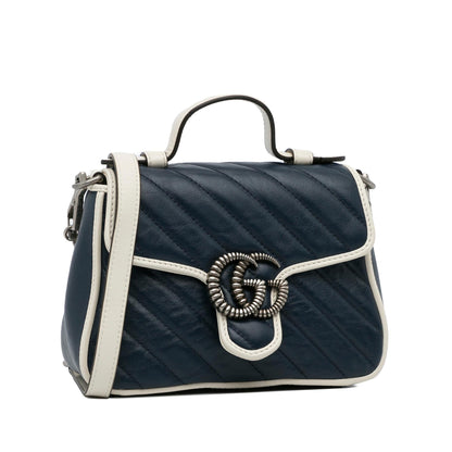 Gucci Mini GG Marmont Torchon Top Handle Bag (SHG-rHq7fo)