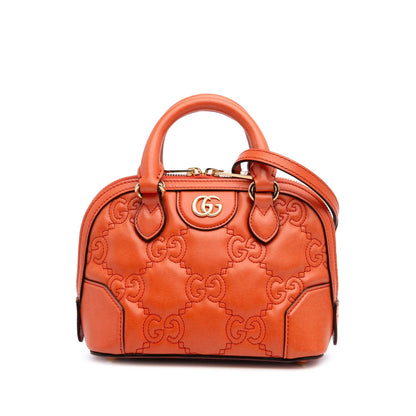Gucci Mini GG Matelasse Calfskin Top Handle Bag