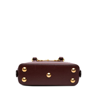 Gucci Mini GG Supreme Horsebit 1955 Top Handle Bag