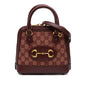 Gucci Mini GG Supreme Horsebit 1955 Top Handle Bag