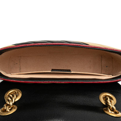Gucci Mini Leather GG Marmont Torchon Crossbody