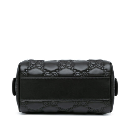 Gucci Mini Leather GG Matelasse Marmont Satchel (SHG-VvAtty)