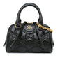 Gucci Mini Leather GG Matelasse Marmont Satchel (SHG-VvAtty)