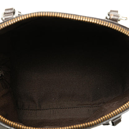 Gucci Mini Leather Web Dome Satchel