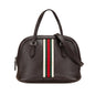 Gucci Mini Leather Web Dome Satchel