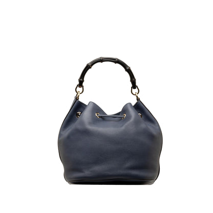 Gucci Miss Bamboo Leather Bucket Bag (SHG-wpdVi1)