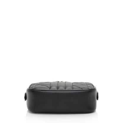Gucci Mixed Matelasse Leather GG Marmont Aria Mini Chain Bag