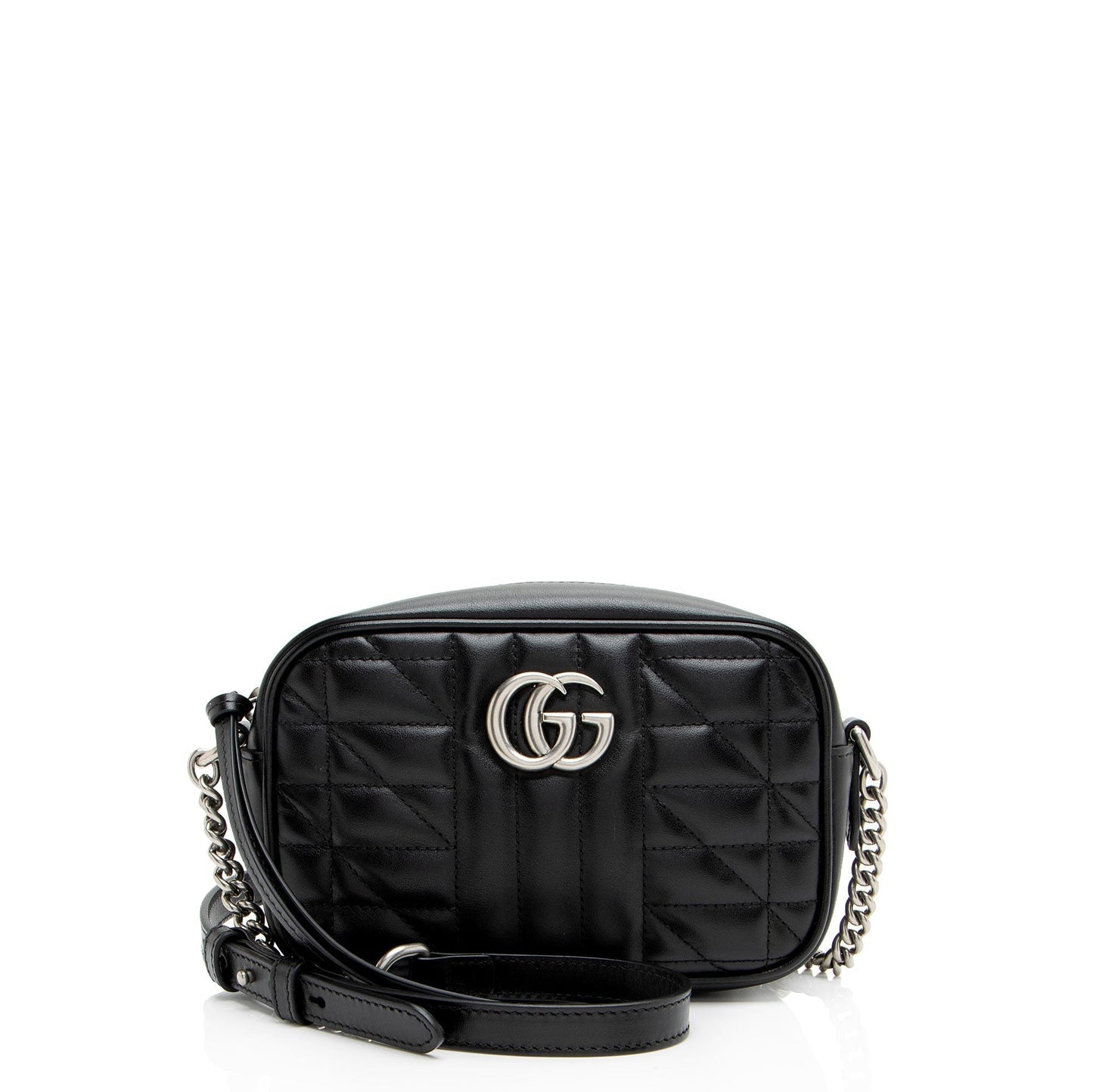 Gucci Mixed Matelasse Leather GG Marmont Aria Mini Camera Bag