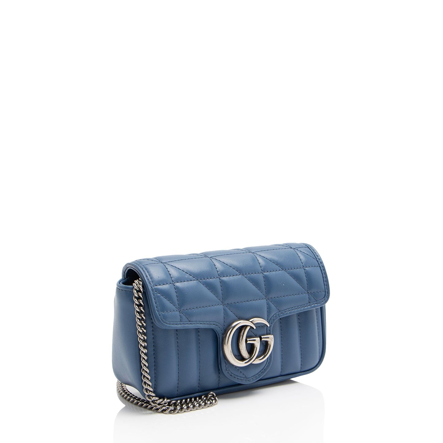 Gucci Mixed Matelasse Leather GG Marmont Aria Mini Flap Bag