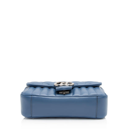 Gucci Mixed Matelasse Leather GG Marmont Aria Mini Flap Bag (SHF-FR8CYp)