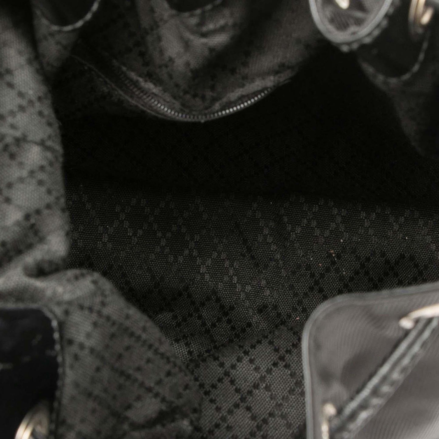 Gucci Nylon Bamboo Bucket Bag