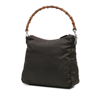Gucci Nylon Bamboo Satchel