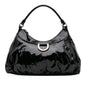 Gucci Patent Abbey D Ring Shoulder Bag