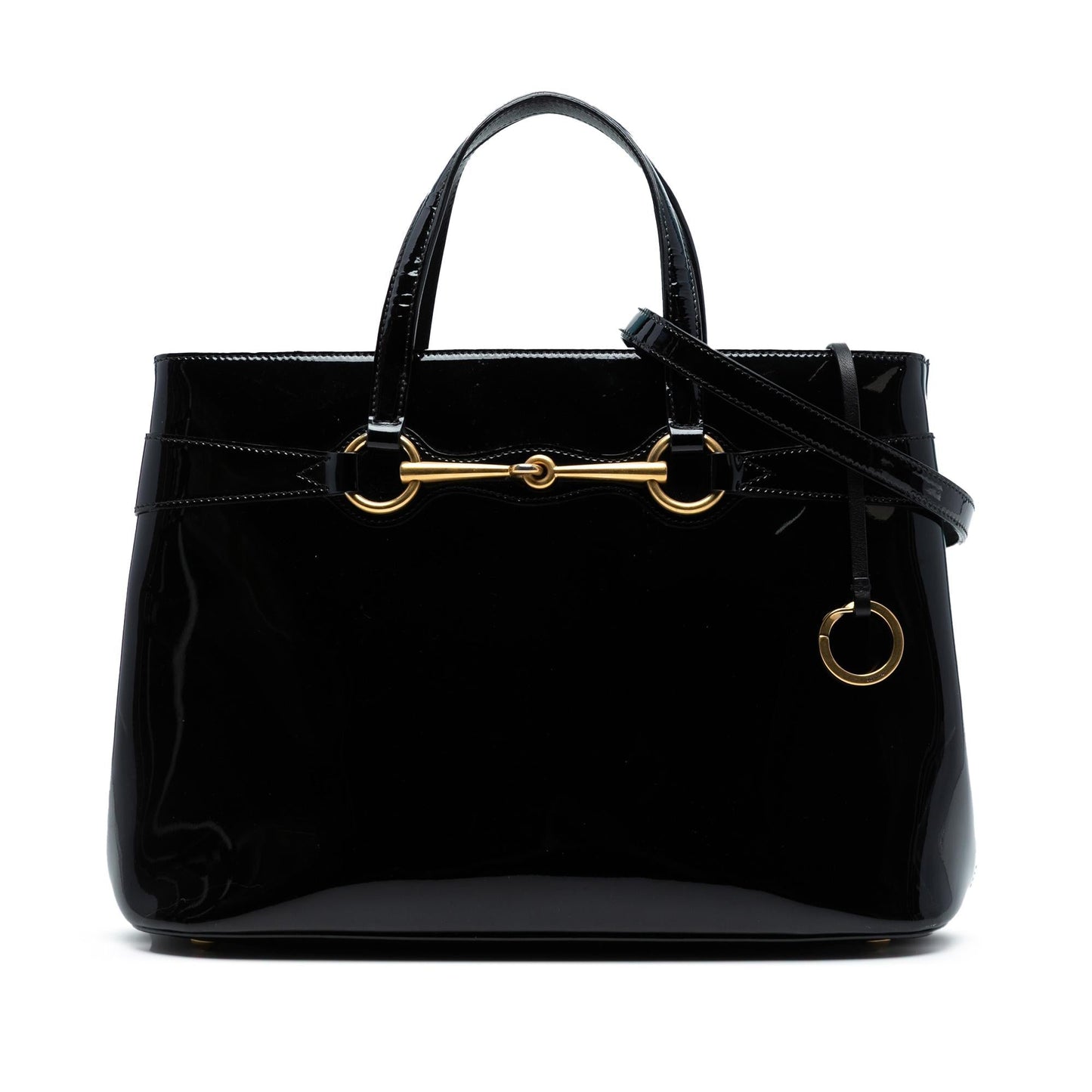 Gucci Patent Bright Bit Satchel