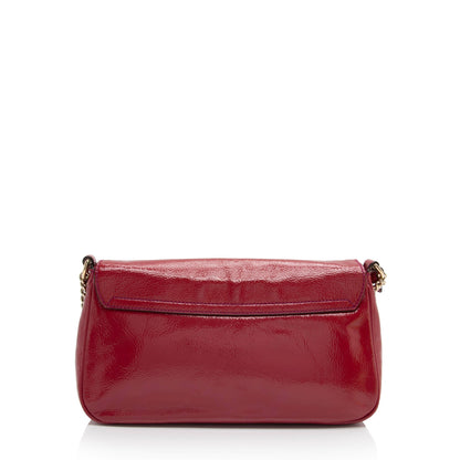 Gucci Patent Leather Soho Medium Flap Bag (SHF-V6tPqW)