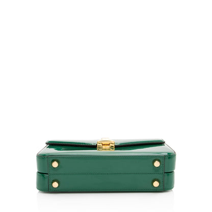 Gucci Patent Leather Sylvie 1969 Mini Top Handle