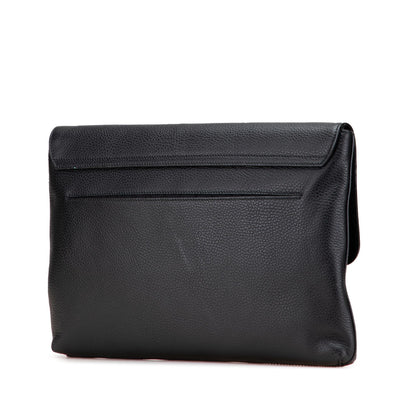 Gucci Pebbled Calfskin Portfolio Clutch