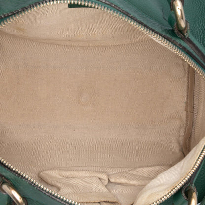 Gucci Pebbled Calfskin Soho Cellarius Boston Bag