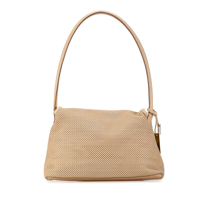 Gucci Perforated Leather Shoulder Bag (SHG-lPr0aq)