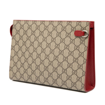 Gucci Small Bicolor GG Supreme Pouch