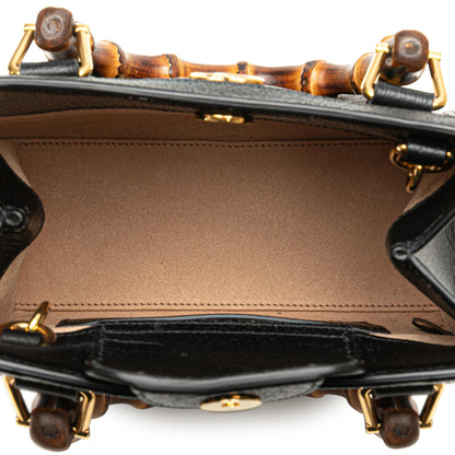 Gucci Small Calfskin Bamboo Diana Satchel