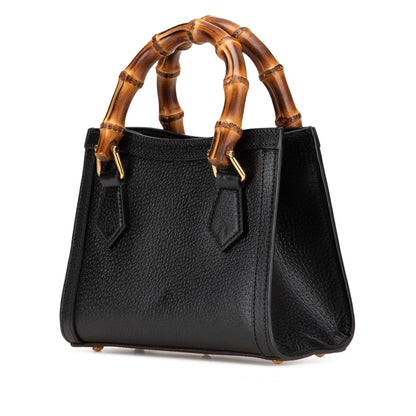 Gucci Small Calfskin Bamboo Diana Satchel