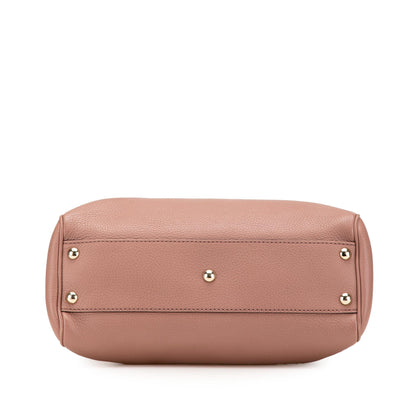 Gucci Small Calfskin Bamboo Shopper Satchel