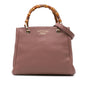 Gucci Small Calfskin Bamboo Shopper Satchel