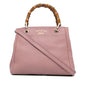 Gucci Small Calfskin Bamboo Shopper Satchel