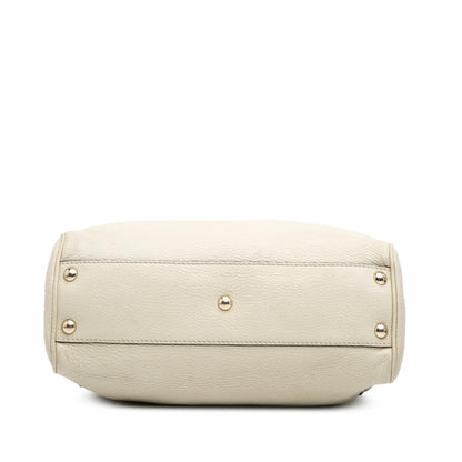 Gucci Small Calfskin Bamboo Shopper Satchel
