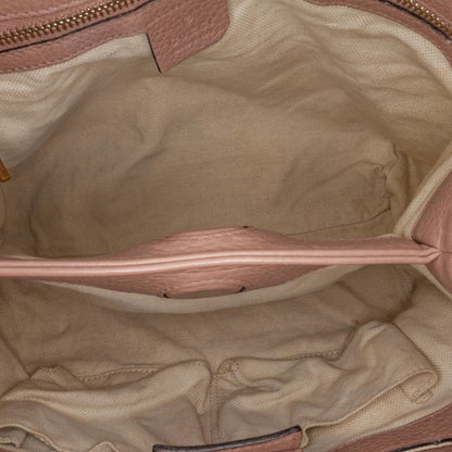 Gucci Small Calfskin Bamboo Shopper Satchel