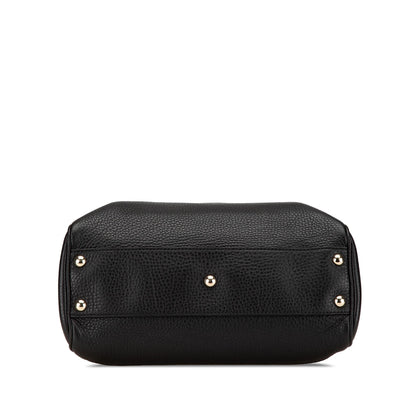 Gucci Small Calfskin Bamboo Shopper Satchel