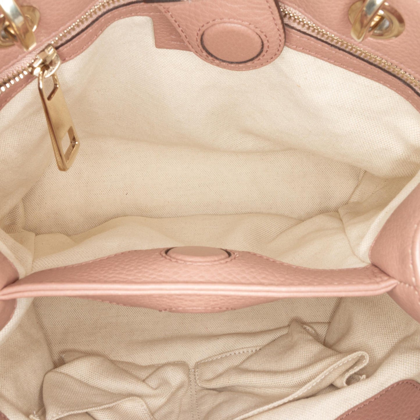 Gucci Small Calfskin Bamboo Shopper Satchel