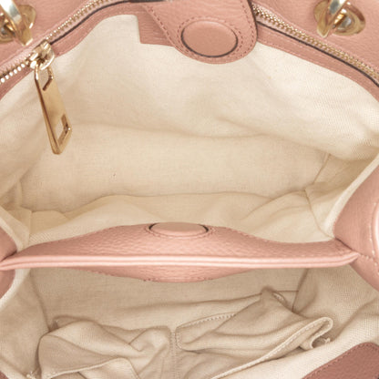 Gucci Small Calfskin Bamboo Shopper Satchel