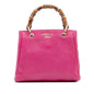 Gucci Small Calfskin Bamboo Shopper Satchel