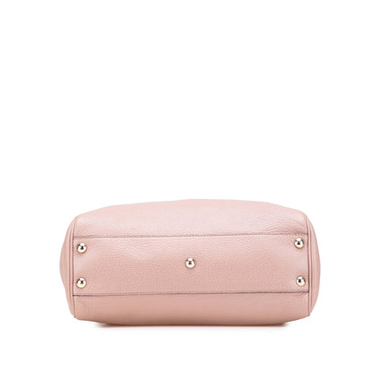 Gucci Small Calfskin Bamboo Shopper Satchel