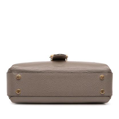 Gucci Small Dollar Calf Interlocking G Satchel