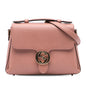 Gucci Small Dollar Leather Interlocking G Satchel