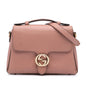 Gucci Small Dollar Leather Interlocking G Satchel