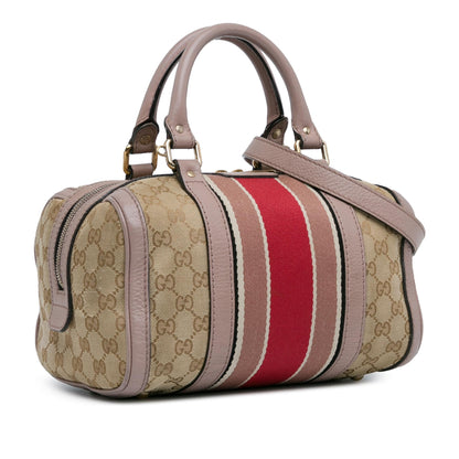 Gucci Small GG Canvas Joy Web Satchel