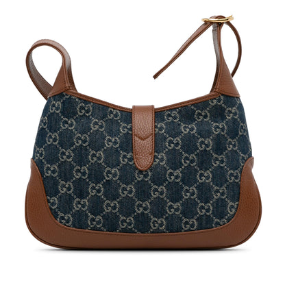 Gucci Small GG Denim Jackie 1961 (SHG-2taylF)