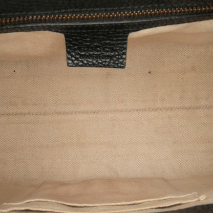 Gucci Small GG Marmont Grained Calfskin Top Handle Satchel