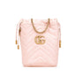 Gucci Small GG Marmont Leather Matelasse Bucket Bag