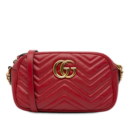 Gucci Small GG Marmont Matelasse Crossbody Bag (SHG-qdj2wc)