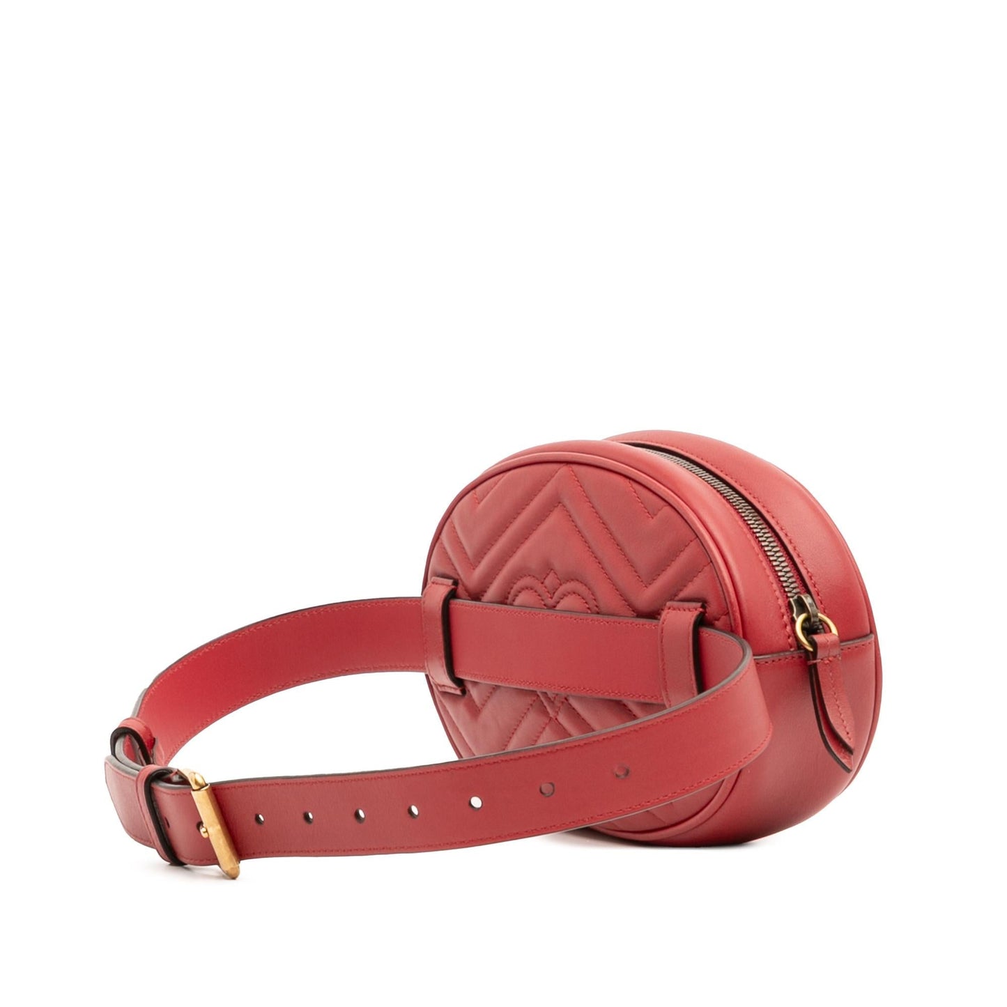 Gucci Small GG Marmont Matelasse Leather Belt Bag