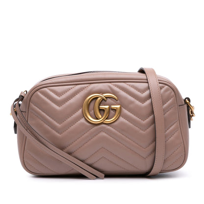 Gucci Small GG Marmont Matelasse Leather Crossbody