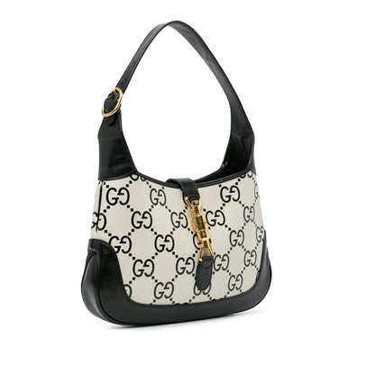 Gucci Small GG Print Leather Jackie 1961 (SHG-NXtzCz)