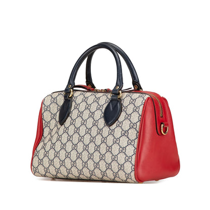 Gucci Small GG Supreme Boston Satchel