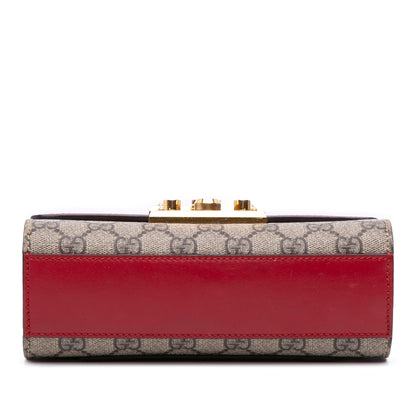 Gucci Small GG Supreme Padlock Crossbody