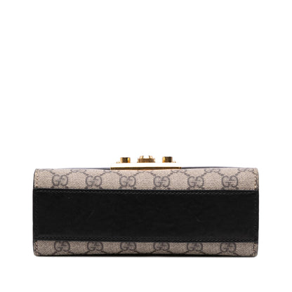 Gucci Small GG Supreme Padlock Crossbody